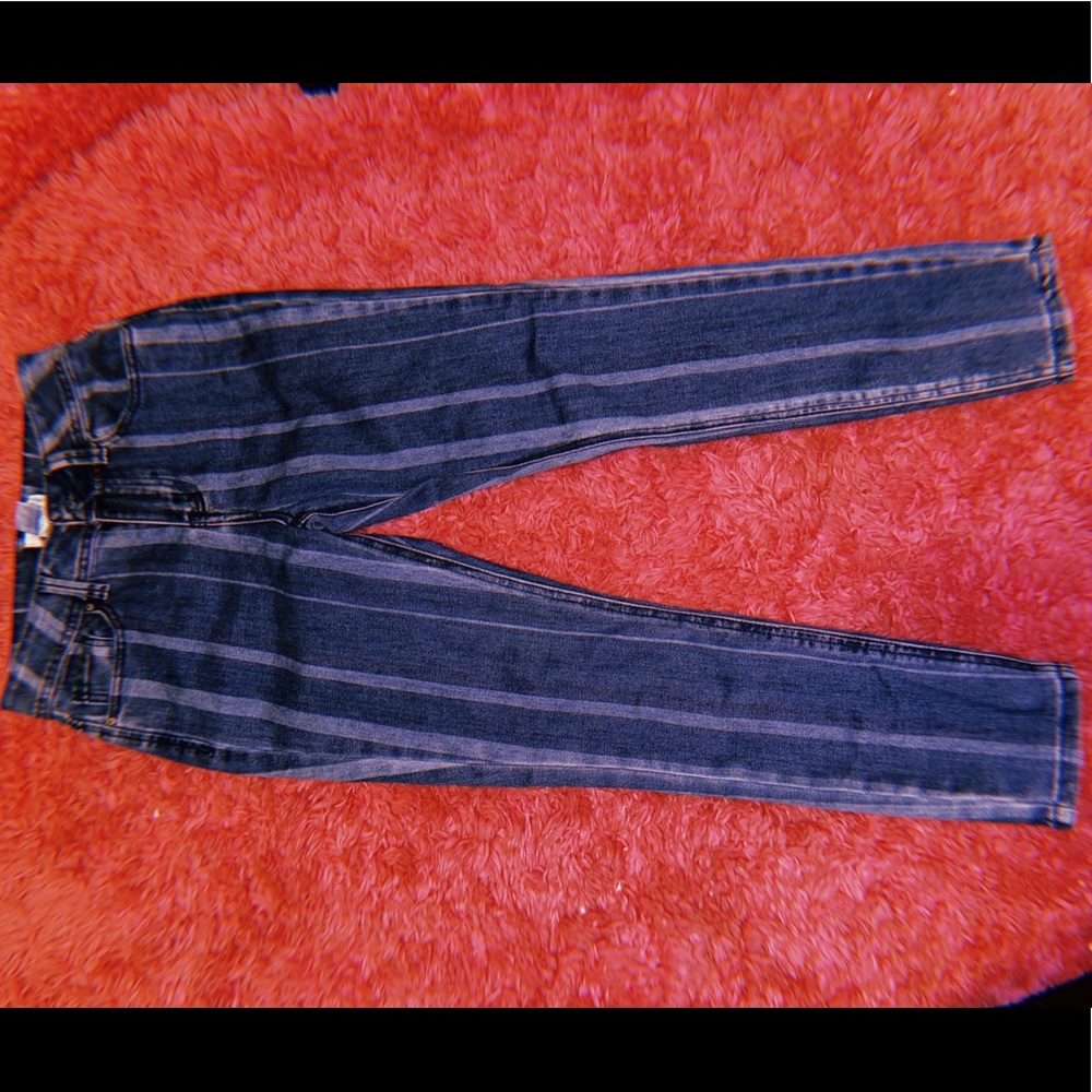 Pin Stripe Jeans